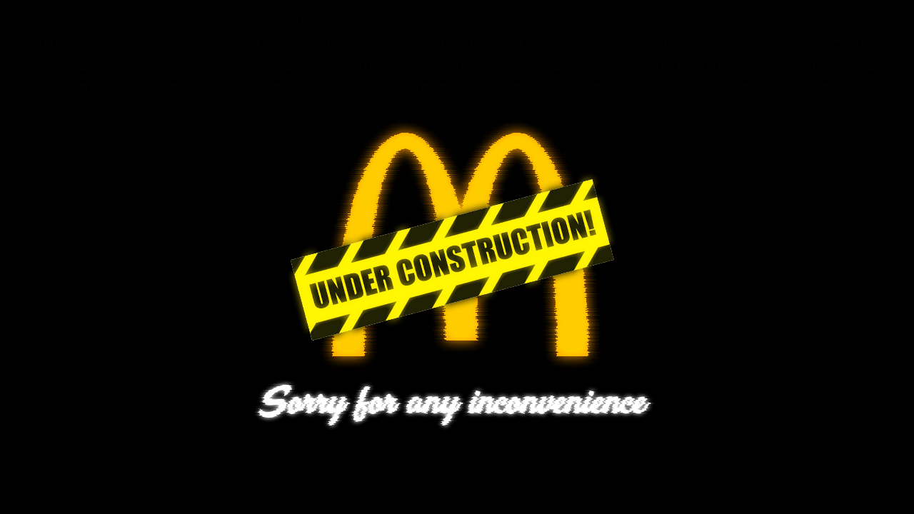 Sorry For The Inconvenience Deutsch